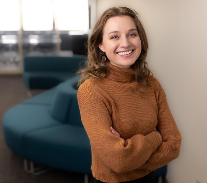 woman smiling for photo